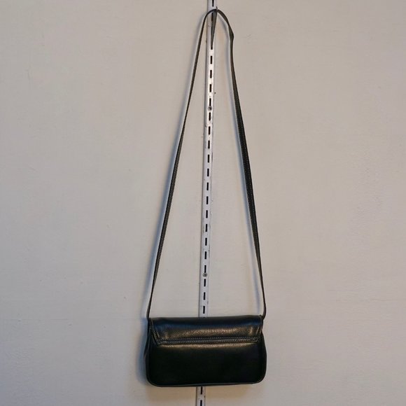 💚 VINTAGE LIZ CLAIBORNE Black Mini Crossbody Bag (OS) - Picture 14 of 15